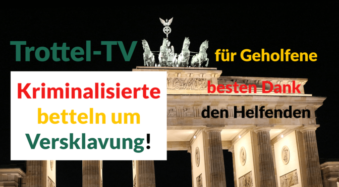 Trottel-TV Vorschaubild für Legalisierung für Arbeitsplätze und Steuern zahlen für Jugendschutz!